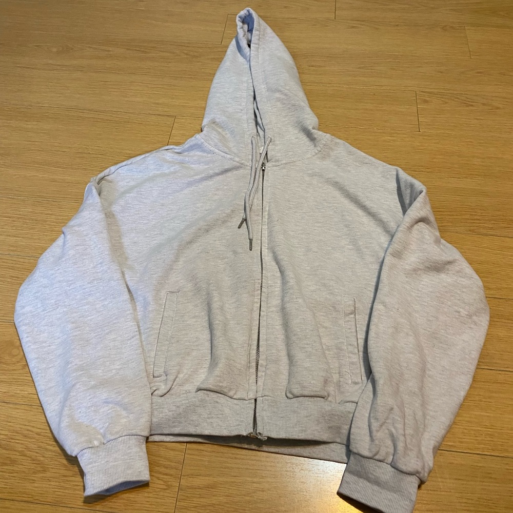 Garage Cropped Zip Up
